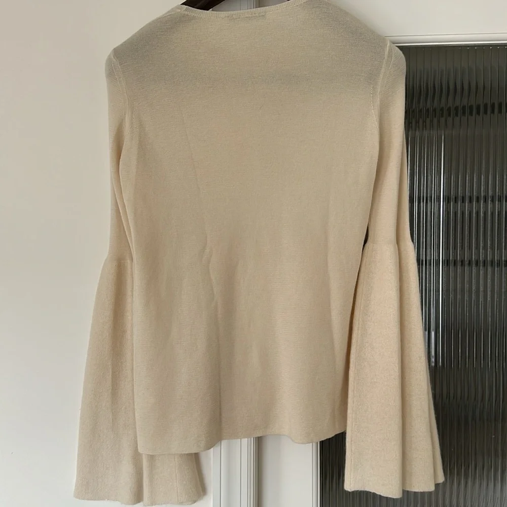 The Row Darcy Silk Cashmere Cream Sweater M - Picture 7 of 8